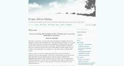 Desktop Screenshot of evansaboveonline.co.uk